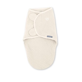 INGENUITY Zavinovačka SwaddleMe™ Ulitka mušelínová Cream 1,5 TOG 0-3m