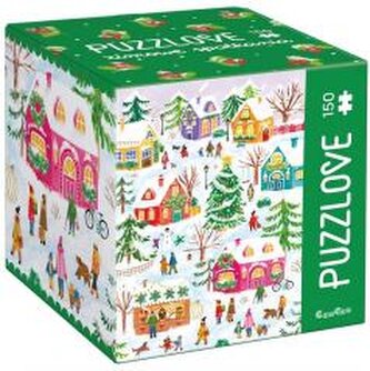 Puzzlove CzuCzu Zimowe spotkania 150el Puzzlove CzuCzu Zimowe spotkania 150el