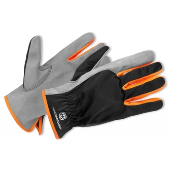 Rukavice pracovní Bennon Carpos - šedé-oranžové, XL