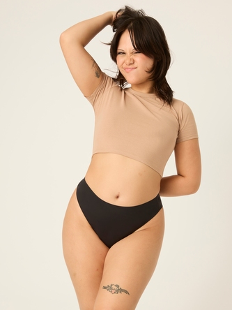 Menstruační kalhotky Modibodi Seamfree Hi-Leg Cheeky Moderate-Heavy (MODI4079) M