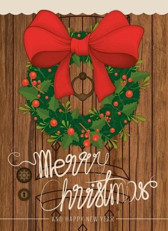 Karnet B6 Boże Narodzenie - Kokarda (10szt)