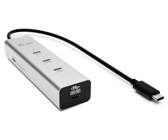 i-tec USB-C Charging Metal HUB 5port with USB-C video 8K, Power Delivery 85W