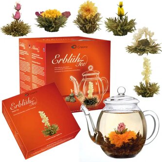 Dárkový set Creano White Tea - skleněná konvice a 6 ks čaje Dárkový set Creano White Tea - skleněná konvice a 6 ks čaje