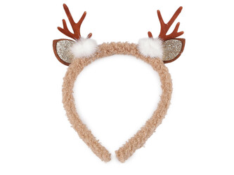 Čelenka do vlasů vánoční / párty - 1 ks - 3 béžová