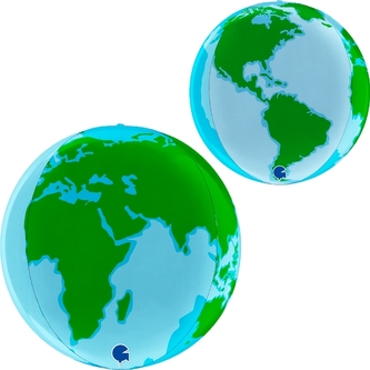 Fóliový balonek Zeměkoule Globe 4D 38 cm