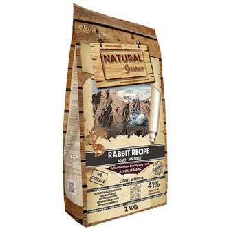 Natural Greatness Rabbit Recipe Mini Adult & Senior & Light /králík/ - 2 kg