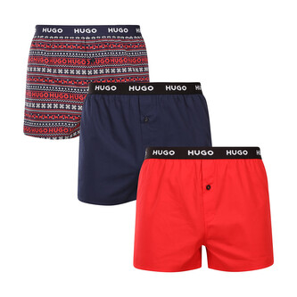 3PACK pánské trenky HUGO vícebarevné (50532565 963) XXL