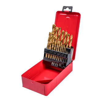 vrták do kovu HSS 1,0-10mm sada 19díl.