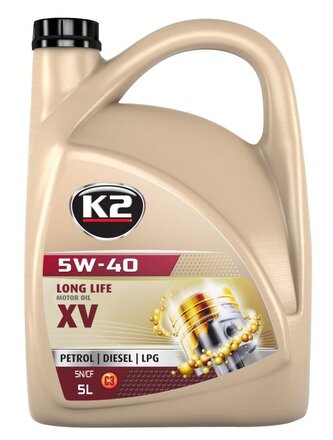 K2 Texar 5W-40 Long Life Benzin, Diesel, LPG 5 l