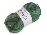 Pletací příze Olivia melírovaná 100 g - 1 ks - 9 zelená