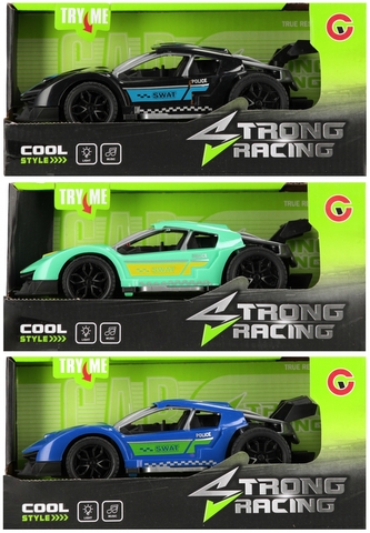 Policejní auto s efekty