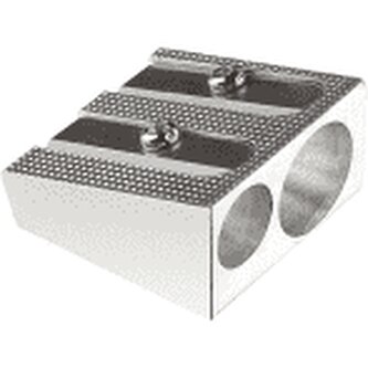 Temperówka metalowa podwójna 15SZT