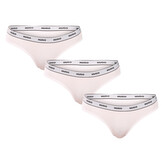 3PACK dámské kalhotky HUGO bílé (50545694 100) L