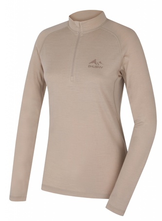 Merino termoprádlo triko Merow Zip L beige - S