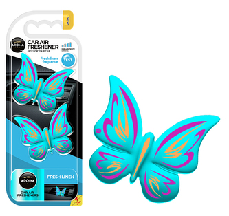 Aroma car Butterflies Fresh linen