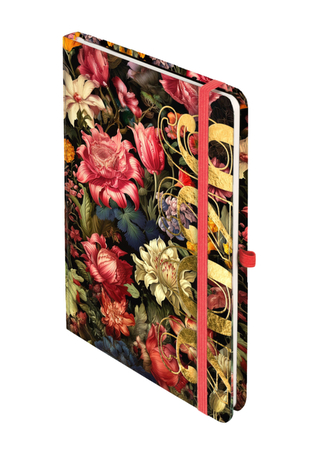 Kalendarz książkowy B6 2026 Botanical tygodniowy Kwiatowa Harmonia