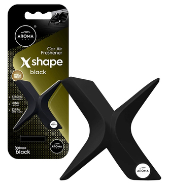 Aroma car X shape 8g Black