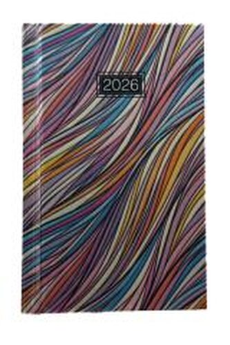 Terminarz 2026 tygodniowy 8x13cm metalic MIX