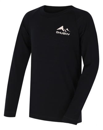 Dětské merino termoprádlo Merbo K black - 140