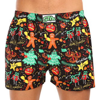 Pánské trenky Styx art klasická guma nadrozměr Vánoce ozdoby (E1754) 4XL Pánské trenky Styx art klasická guma nadrozměr Vánoce ozdoby (E1754) 4XL