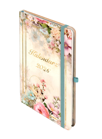 Kalendarz książkowy B6 2026 Botanical tygodniowy Ogród