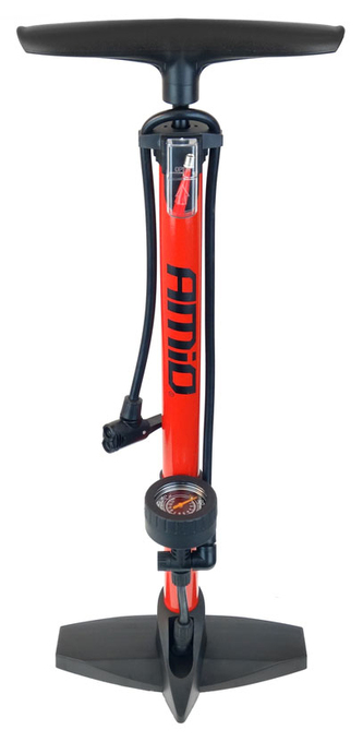 Hustilka ruční s manometrem