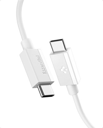 Spigen Essential USB A to USB C 60W Cable, white EB6010AC
