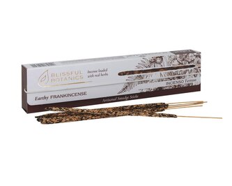 Indické vonné tyčinky Tulasi Blissful Botanics - Earthy Frankincense