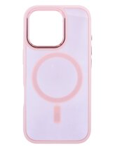 Pouzdro Iron Eye s podporou MagSafe iPhone 16 Pro - růžové