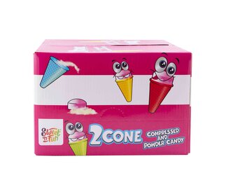 2Cone - zmrzlinky z hroznového cukru s kyselým práškem 72g
