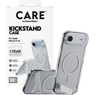 PanzerGlass® CARE Kickstand kryt s MagSafe Apple iPhone Air stříbrný/bílý