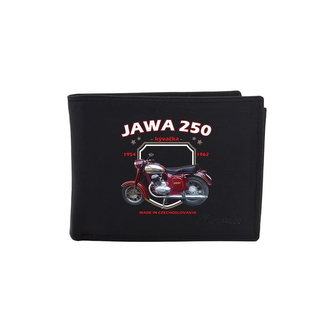 Kožená peněženka Striker Jawa 250 Kývačka - černá