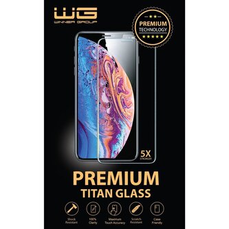 Tvrzené sklo Premium 4D Full Glue iPhone Air - černé