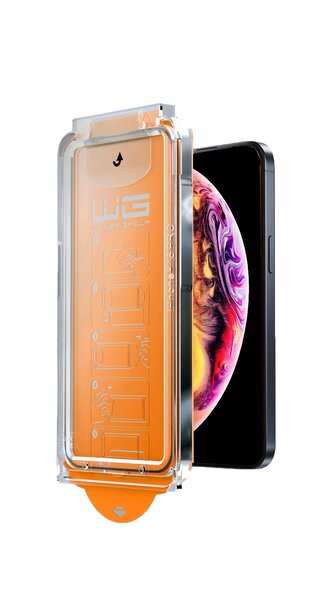 Tvrzené sklo s aplikátorem iPhone 16 Pro/17 Pro - černé