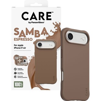 PanzerGlass® CARE Samba kryt s MagSafe Apple iPhone Air Espresso