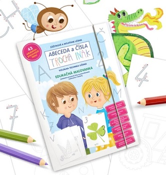 Edukačná maľovanka Abeceda a Čísla Trocha inak