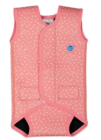 Splash About Baby neoprén-kombi - Pink Dotty Vel. M (6-18 měs.)