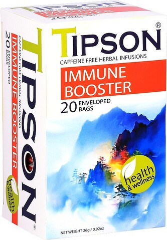 TIPSON Wellness Teas Immune Booster přebal 20x1,3g