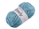 Pletací žinylková příze Emily 100 g - 1 ks - 21 modrá nebeská