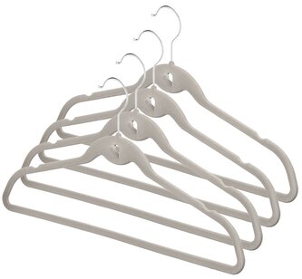 Sada 4 ks ramínek Compactor Velvet, potažené sametem, 45 x 24 cm