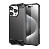 Pouzdro Carbon iPhone 16 Pro - černé