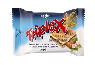 Triplex - wafer w. milk/cocoa cream 20g