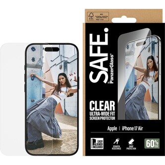 PanzerGlass® SAFE Ultra-Wide Fit sklo Apple iPhone Air s instalačním rámečkem