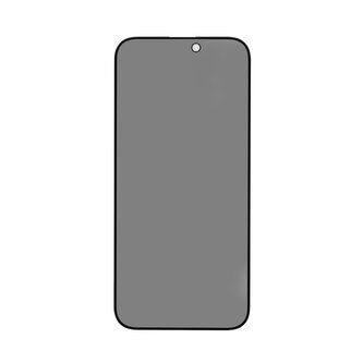 Tvrzené sklo 4D Privacy Full Glue iPhone 16 Pro Max - černé