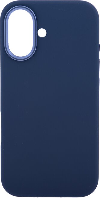 Pouzdro Liquid Frame s podporou MagSafe iPhone 16 - tmavě modré