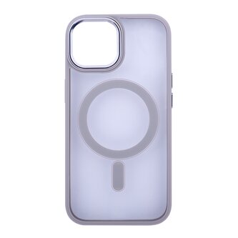 Pouzdro Iron Eye s podporou MagSafe iPhone 15 - titanově šedá