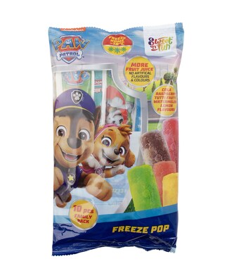 Paw Patrol Freeze Pop - zmrzliny ke zmražení s ovocnou složkou 10x50ml  NEW
