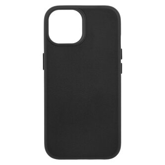 Pouzdro Leather Frame s podporou MagSafe iPhone 13/14 - černé