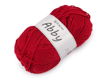 Pletací příze Abby 100 g - 1 ks - 8 červená