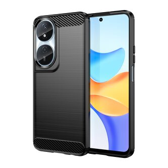 Pouzdro Carbon Honor 90 Smart 5G - černé